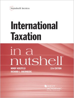 cover image of International Taxation in a Nutshell